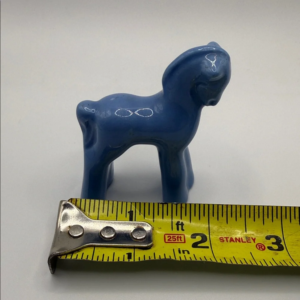 Shawnee Morton Pottery Blue Horse Figurine - Picture 9 of 11